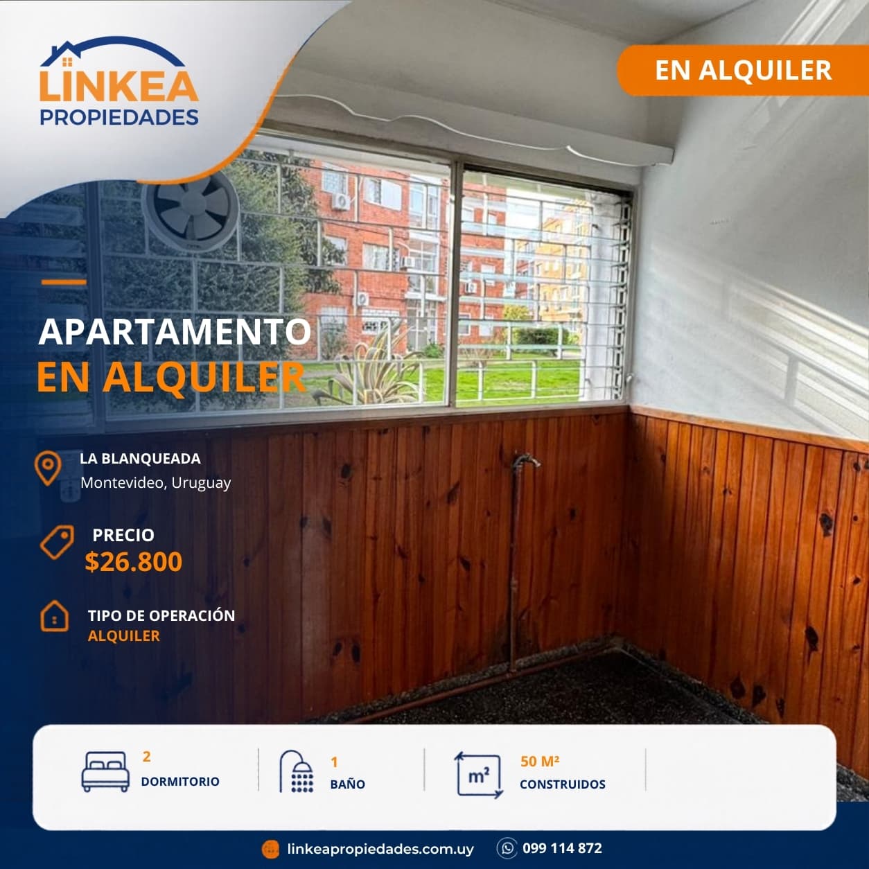 Apartamento en La Blanqueada